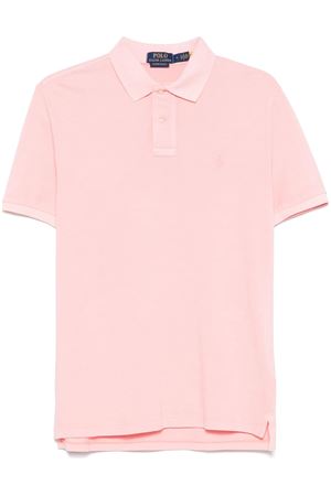 Polo in cotone rosa pesca RALPH LAUREN | 710969626005PINK